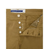 Jacob Cohen Yellow Cotton Skinny Pant Jacob Cohen