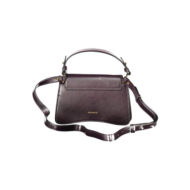 Coccinelle Purple Leather Handbag Coccinelle