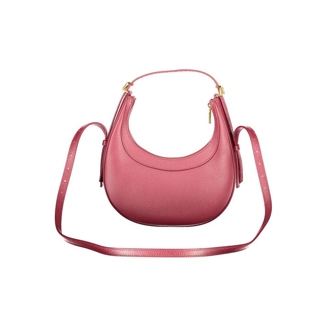 Coccinelle Purple Leather Handbag Coccinelle