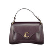 Coccinelle Purple Leather Handbag Coccinelle