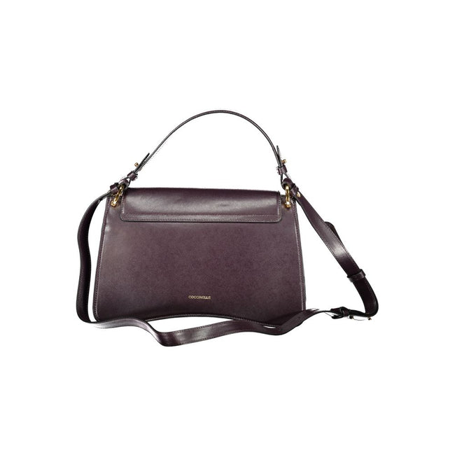 Coccinelle Purple Leather Handbag Coccinelle