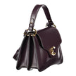 Coccinelle Purple Leather Handbag Coccinelle