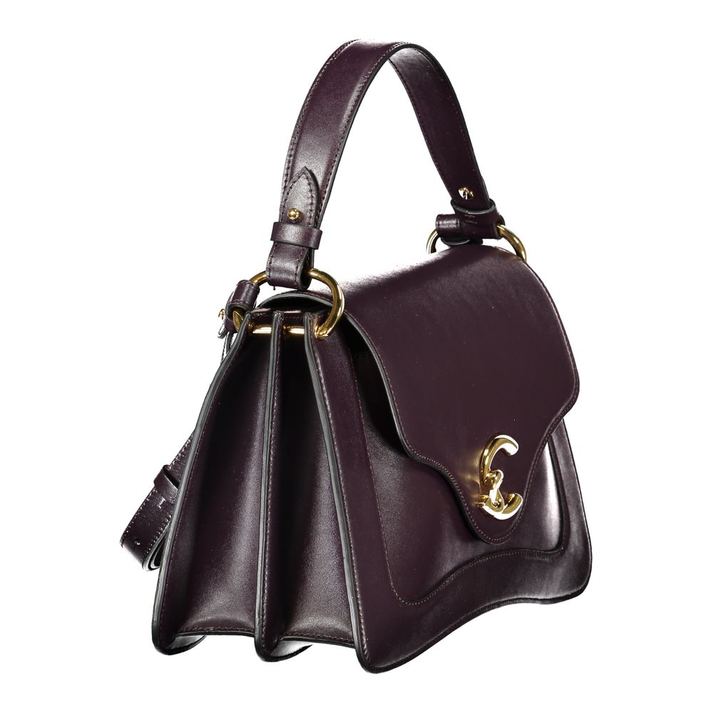 Coccinelle Purple Leather Handbag Coccinelle
