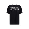 Balmain T-shirt with Leopard Print Balmain