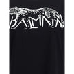 Balmain T-shirt with Leopard Print Balmain