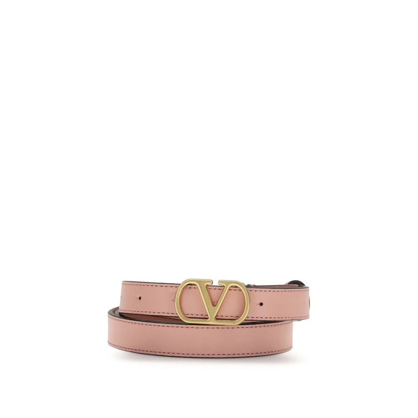 Valentino Garavani Multicolor Calf Leather Bos Taurus Thin Belt Valentino Garavani