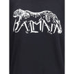 Balmain Leopard Print High-neck Sweatshirt Balmain