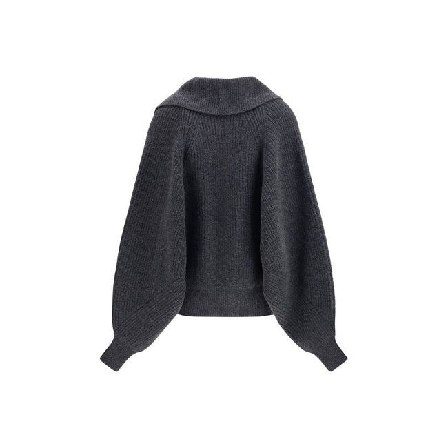 Balmain Oversized wrap-effect Sweater Balmain