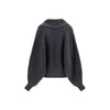 Balmain Oversized wrap-effect Sweater Balmain