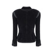 Giorgio Armani Silk Blazer with decorative metal shank buttons Giorgio Armani