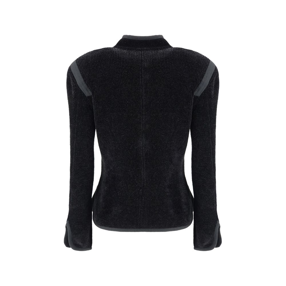 Giorgio Armani Silk Blazer with decorative metal shank buttons Giorgio Armani