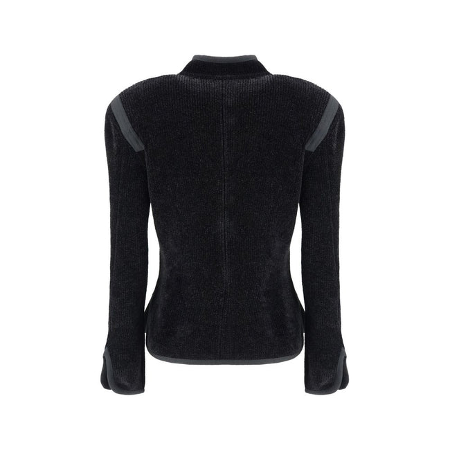 Giorgio Armani Silk Blazer with decorative metal shank buttons Giorgio Armani