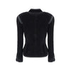 Giorgio Armani Silk Blazer with decorative metal shank buttons Giorgio Armani