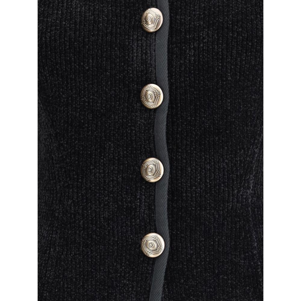 Giorgio Armani Silk Blazer with decorative metal shank buttons Giorgio Armani
