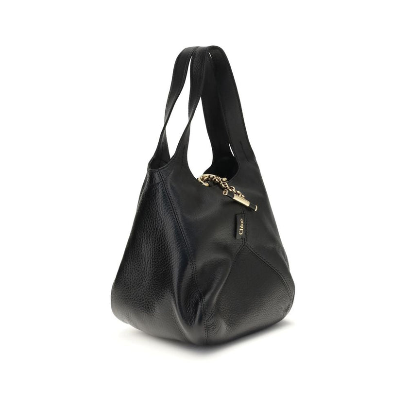 Chloé Black Buffalo Leather Shoulder Bag Chloé