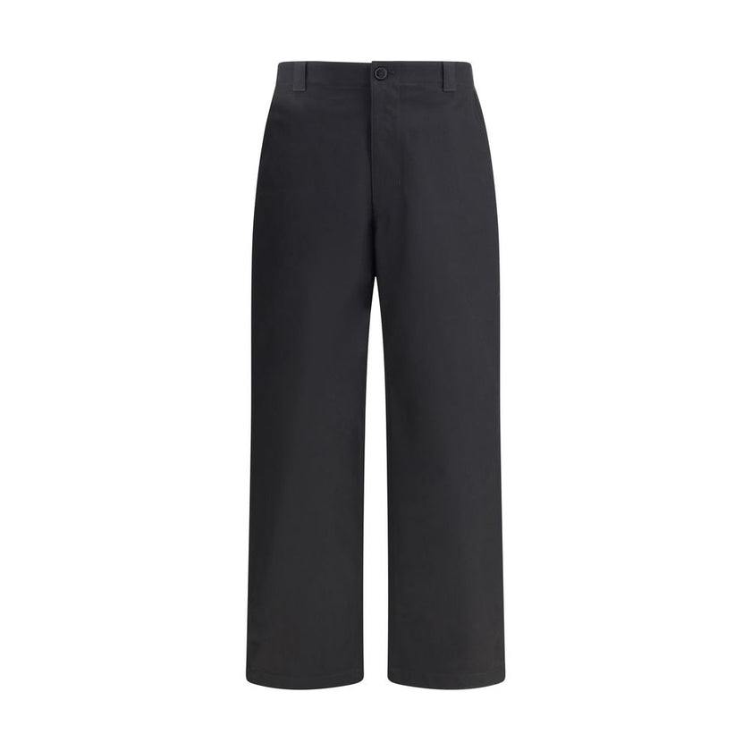Gucci Black Cotton Casual Pants Gucci