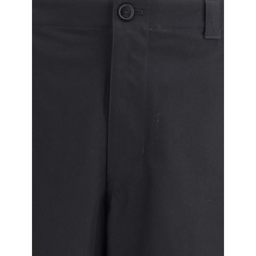 Gucci Black Cotton Casual Pants Gucci