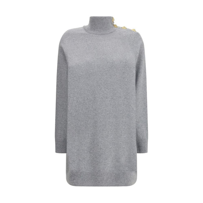Balmain Short Cashmere Sweater Dress Balmain