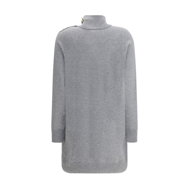 Balmain Short Cashmere Sweater Dress Balmain