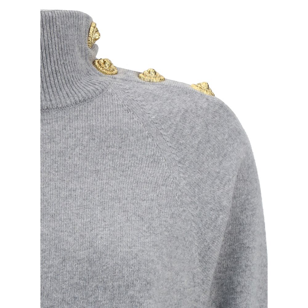 Balmain Short Cashmere Sweater Dress Balmain