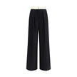 Forte_Forte Sartorial high-waisted pinstripe wool-blend Trousers Forte_Forte