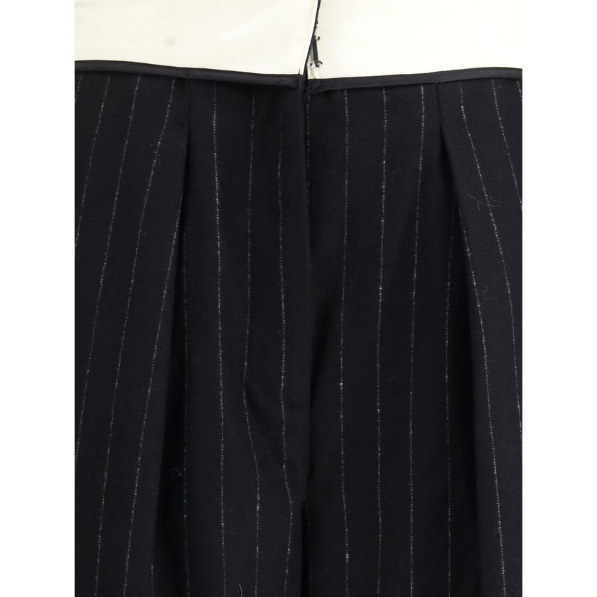 Forte_Forte Black Wool Dress Pants Forte_Forte