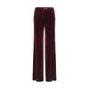 Forte_Forte Flared Trousers in smooth Velvet Forte_Forte