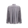 Forte_Forte Crater-collar Shirt in habotai Silk Forte_Forte