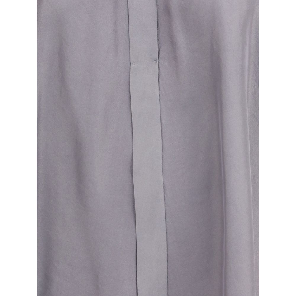 Forte_Forte Crater-collar Shirt in habotai Silk Forte_Forte