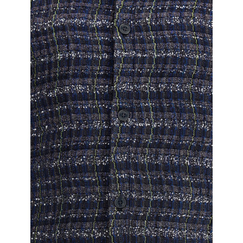 Missoni Overshirt is crafted on a Caperdoni loom Missoni