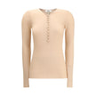 Chloé Merino Wool Henley Sweater Chloé
