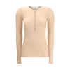 Chloé Merino Wool Henley Sweater Chloé