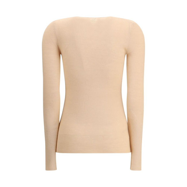 Chloé Merino Wool Henley Sweater Chloé