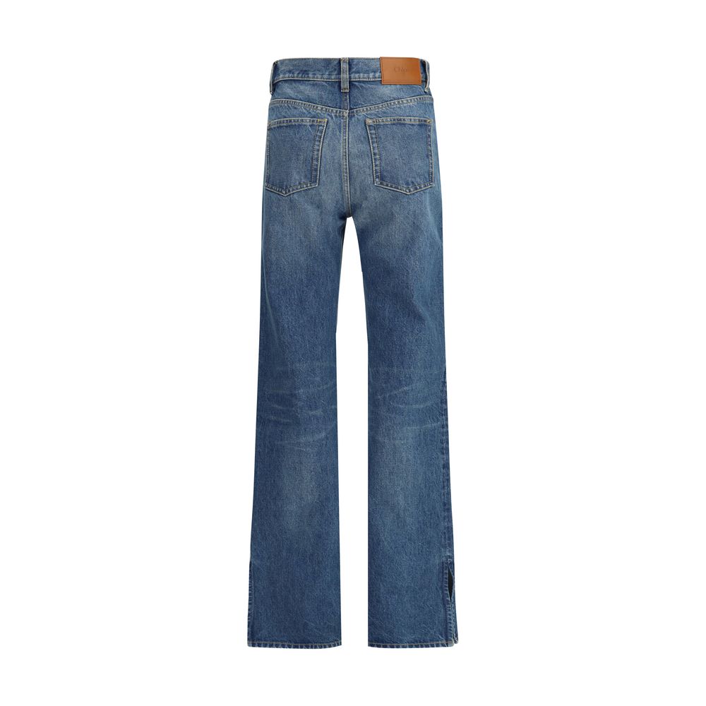 Chloé Straight-Leg Denim Jeans Chloé