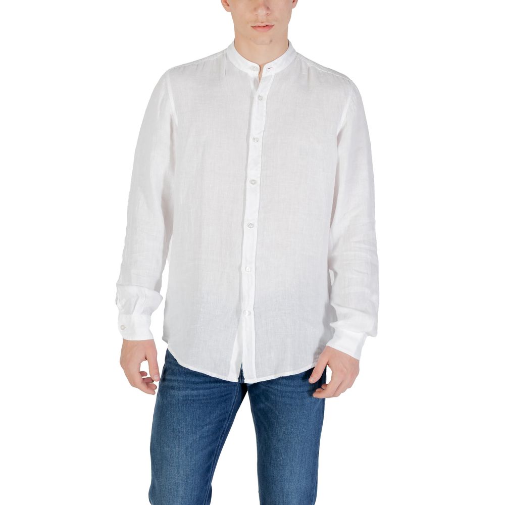 Hugo Boss White Linen Shirt Hugo Boss