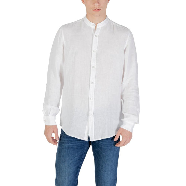 Hugo Boss White Linen Shirt Hugo Boss
