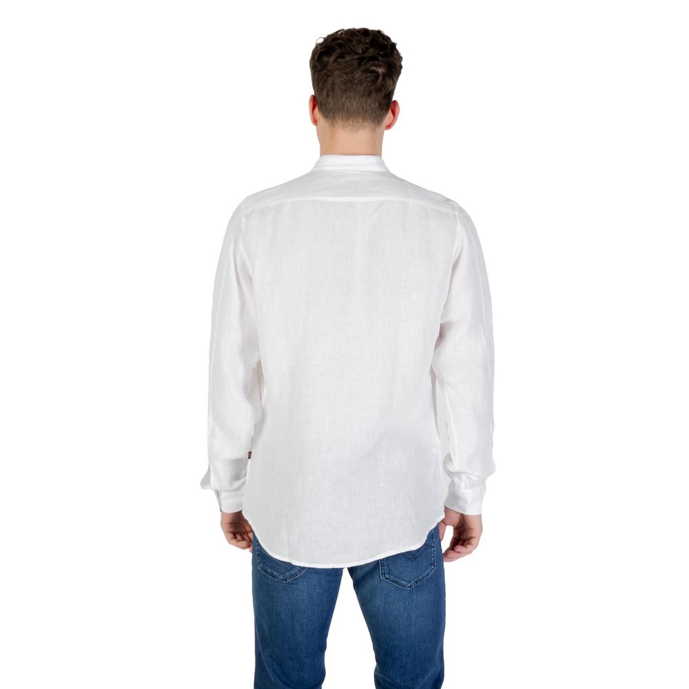 Hugo Boss White Linen Shirt Hugo Boss