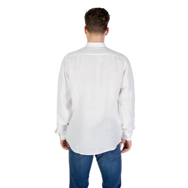 Hugo Boss White Linen Shirt Hugo Boss