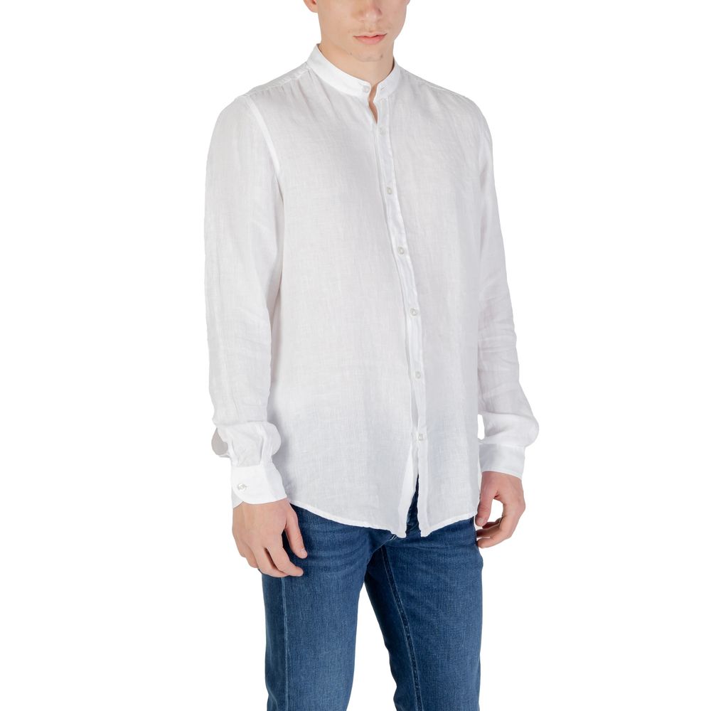 Hugo Boss White Linen Shirt Hugo Boss
