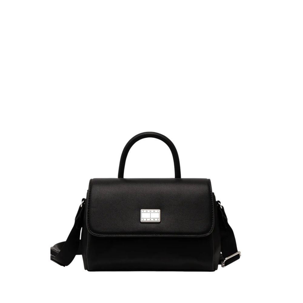 Tommy Hilfiger Black Polyethylene Handbag Tommy Hilfiger