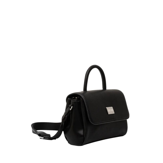 Tommy Hilfiger Black Polyethylene Handbag Tommy Hilfiger