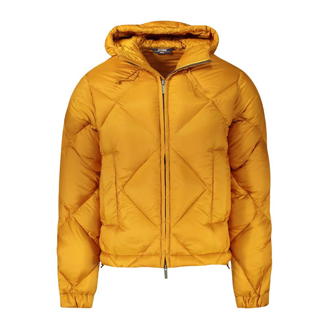 K-WAY Yellow Polyester Jackets & Coat K-WAY