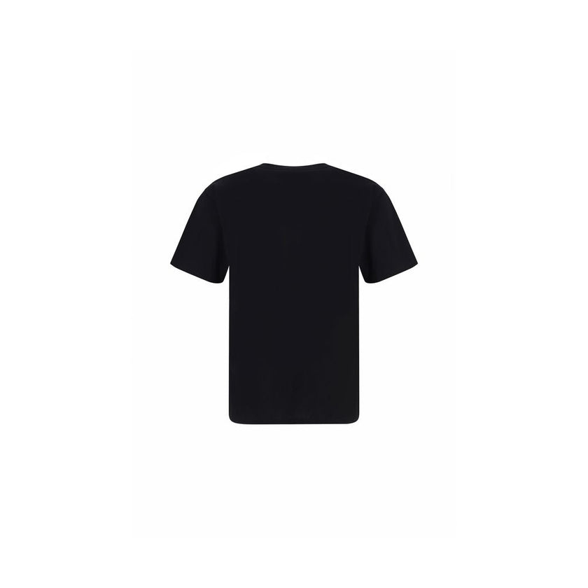 Valentino Black Cotton T-Shirt Valentino