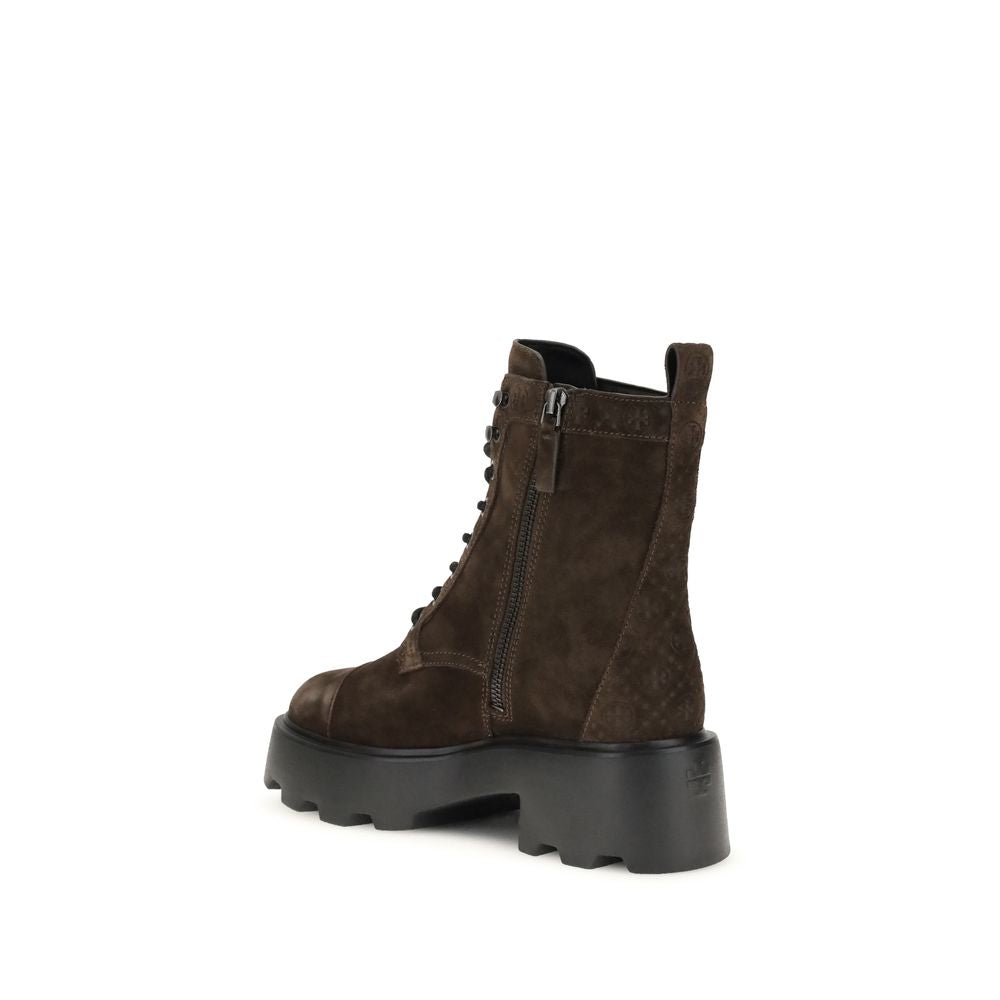Tory Burch T Ankle Boots with grooved lug sole Tory Burch