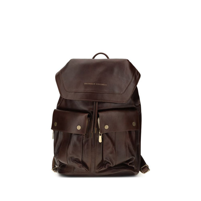 Brunello Cucinelli Leather Backpack Brunello Cucinelli