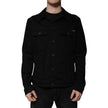 Dolce & Gabbana Black Cotton Denim Jacket Dolce & Gabbana