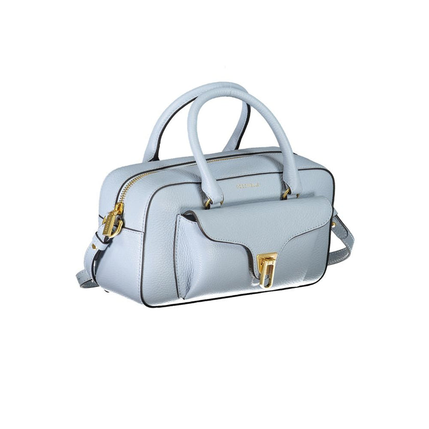 Coccinelle Blue Leather Handbag Coccinelle