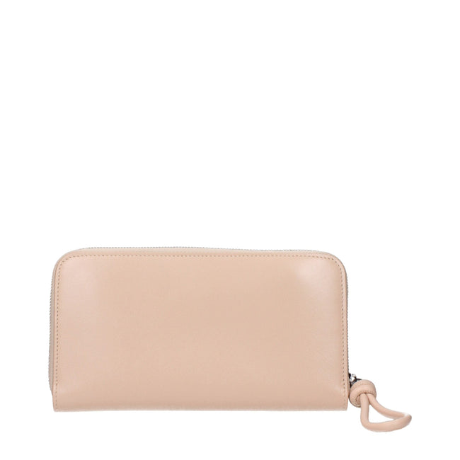 Jil Sander Pink Leather Wallets Jil Sander