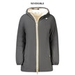 K-WAY Black Polyester Jackets & Coat K-WAY