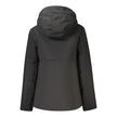 K-WAY Black Polyester Jackets & Coat K-WAY